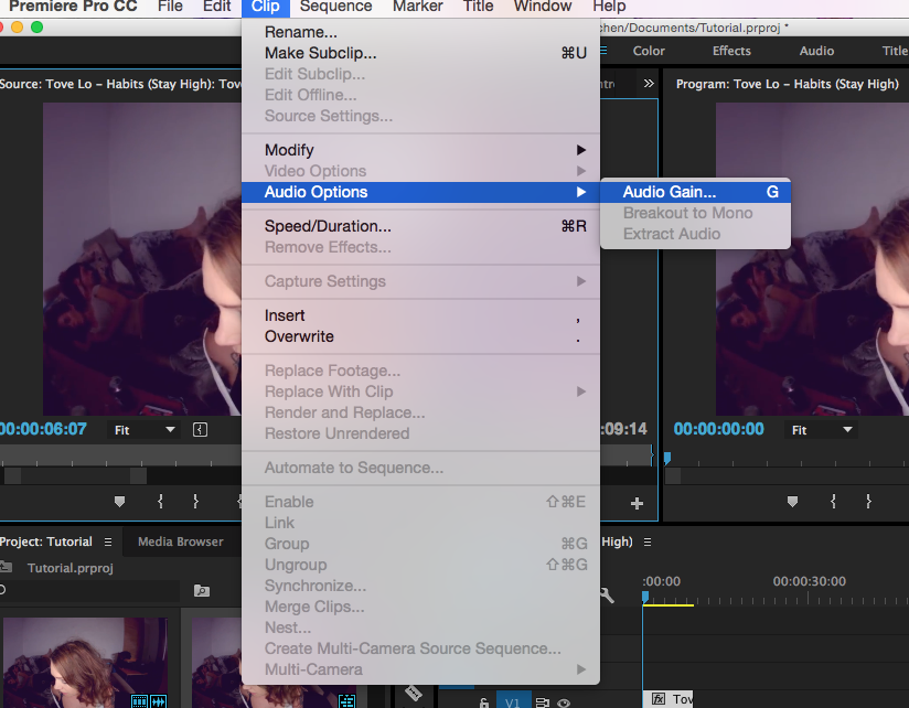 Tutorial: Adjusting the volume of a clip | Composing Digital Media